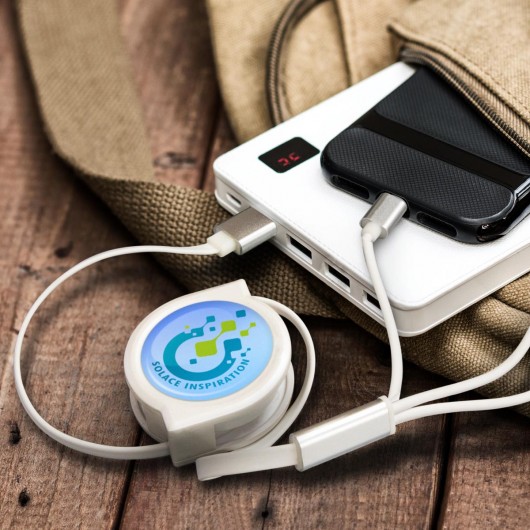 Retractable Charging Cables Lifestyle